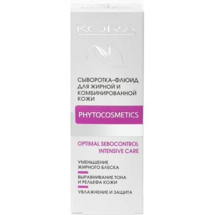 КОРА СЫВОРОТКА-ФЛЮИД 30 мл для жирной и комбин. кожи