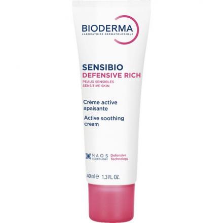 БИОДЕРМА (BIODERMA) СЕНСИБИО ДЕФЕНСИВ КРЕМ ДЛЯ ЛИЦА 40 мл насыщен. для чувствит. кожи