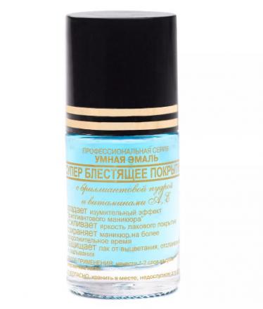 УМНАЯ ЭМАЛЬ СРЕДСТВО ДЛЯ НОГТЕЙ 11 мл супер блестящее покрытие