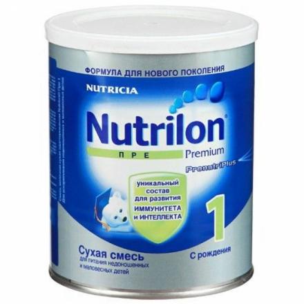 НУТРИЛОН ПРЕ 1 СМЕСЬ СУХАЯ МОЛОЧНАЯ для недонош.детей 400 гр