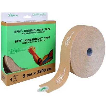 ЛЕНТА КИНЕЗИОЛОГИЧЕСКАЯ SFM бежевая 5см х 32м