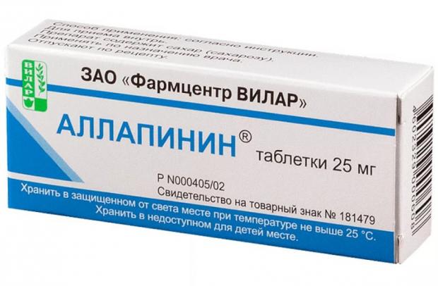 АЛЛАПИНИН табл. 25 мг №30