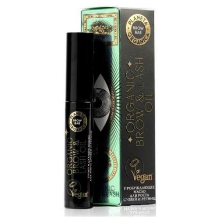 ПЛАНЕТА ОРГАНИКА BROW BAR МАСЛО ДЛЯ РЕСНИЦ И БРОВЕЙ 15 мл пробуждающее
