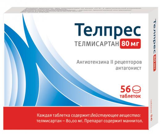 ТЕЛПРЕС табл. 80 мг №56