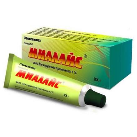 МИАЛАЙС гель 1% туба 50 гр