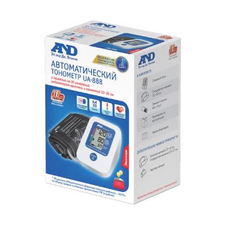 ЭЙ ЭНД ДИ (AND) ПРИБОР (ТОНОМЕТР) ИЗМ. АРТ. ДАВЛЕНИЯ АВТОМАТ UA-888 Е ЭКОНОМ