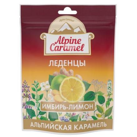 АЛЬПИЙСКАЯ КАРАМЕЛЬ леденцы имбирь/лимон 75 гр