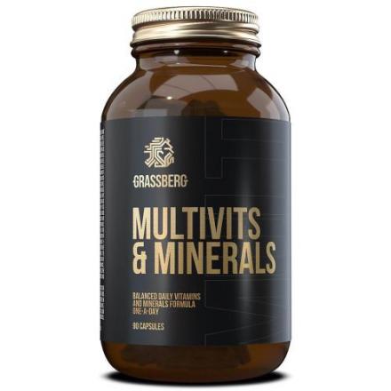GRASSBERG МУЛЬТИВИТАМИНЫ И МИНЕРАЛЫ капс. №90
