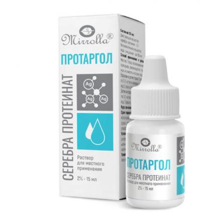 ПРОТАРГОЛ р-р д/местн. примен. 2% фл.- кап. 15 мл