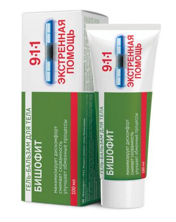 911 БИШОФИТ МИРРОЛЛА гель-бальзам д/тела 100 мл