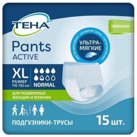 ТЕНА ПОДГУЗНИКИ-ТРУСЫ PANTS ACTIVE NORMAL XL №15