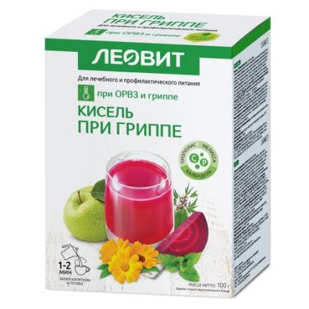 ЛЕОВИТ КИСЕЛЬ ПРИ ГРИППЕ пак. 20 гр №5