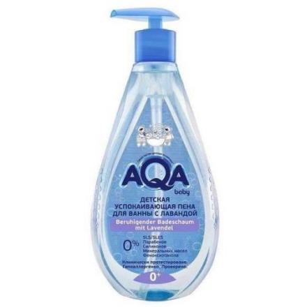 АКВА БЕБИ (AQA BABY) ПЕНА ДЛЯ ВАНН ДЕТСКАЯ 400 мл успок,с лавандой