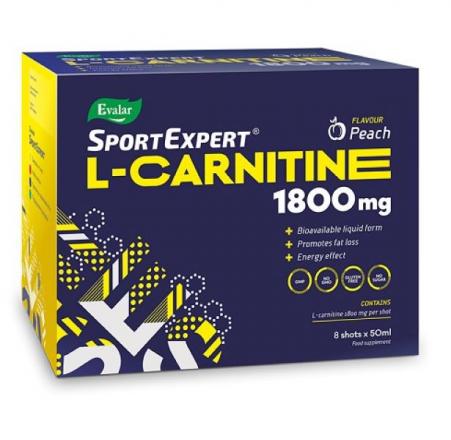 СПОРТЭКСПЕРТ L-КАРНИТИН ЭВАЛАР р-р внутр. персик фл. 50 мл №8