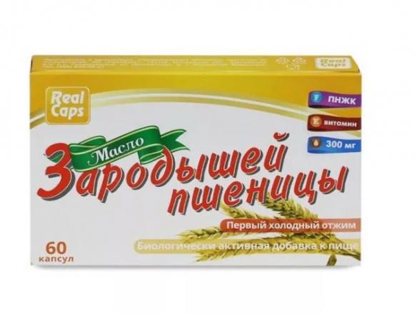 МАСЛО ЗАРОДЫШЕЙ ПШЕНИЦЫ капс. №60
