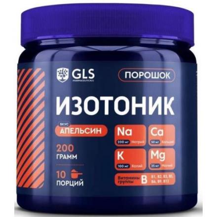 GLS (ГЛС) ИЗОТОНИК пор д/приг.р-ра внутрь апельсин 200 гр