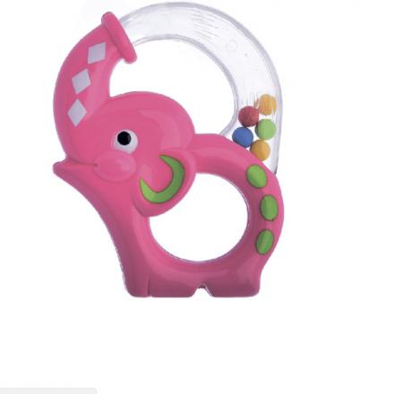 КУРНОСИКИ ИГРУШКА-ПОГРЕМУШКА 21373 радужный слоник