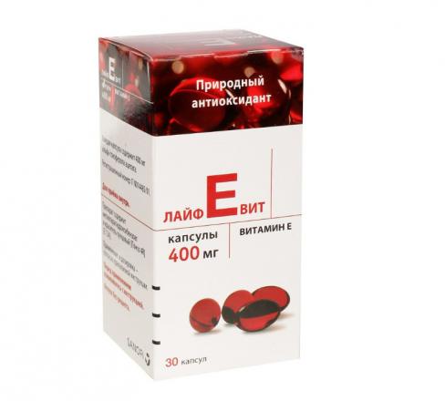 ЛАЙФЕВИТ капс. 400 мг №30