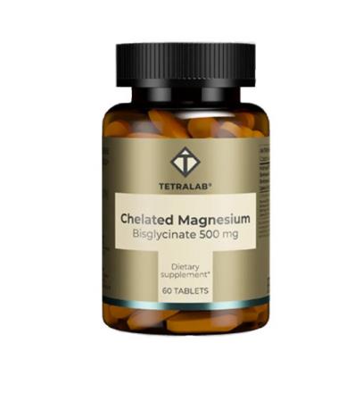 TETRALAB МАГНИЯ ХЕЛАТ КОМПЛЕКС С ВИТАМИНАМИ И ЦИНКОМ табл. №60