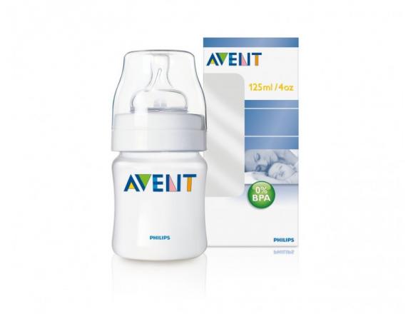 АВЕНТ CLASSIC+ БУТЫЛОЧКА 125 мл 86030/80021 (560/17) силикон. соска