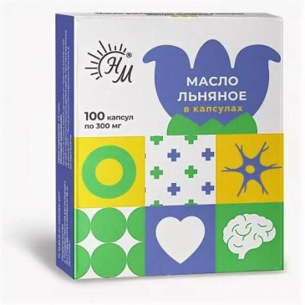ЛЬНЯНОЕ МАСЛО капс. №100