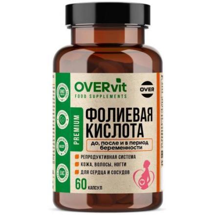 OVERVIT ФОЛИЕВАЯ КИСЛОТА капс. №60
