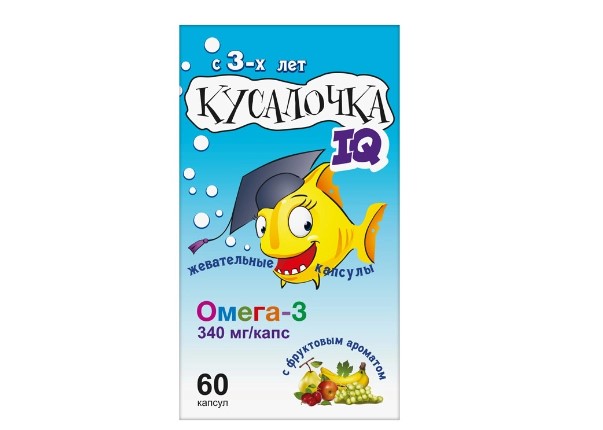 КУСАЛОЧКА IQ ОМЕГА-3 капс. №60