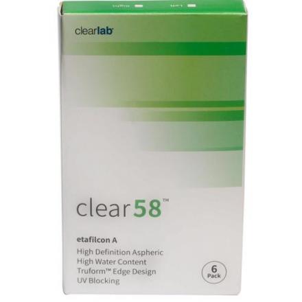 КОНТАКТНАЯ ЛИНЗА CLEAR 58 - 2,00 №6
