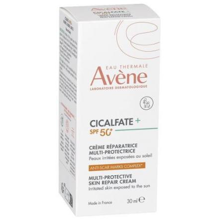 АВЕН (AVENE) CICALFATE + КРЕМ ДЛЯ КОЖИ 30 мл SPF50+ мультифункц. восстан.