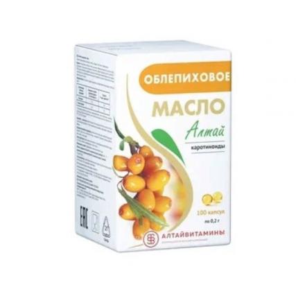 ОБЛЕПИХОВОЕ МАСЛО БАД капс. 200 мг №100