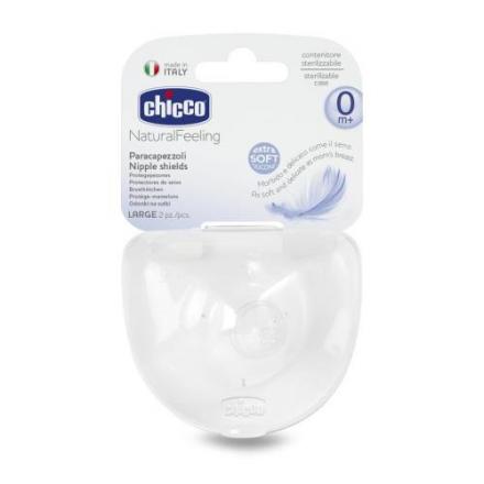 CHICCO NATURAL FEELING НАКЛАДКА НА СОСОК №2 310103035 большая