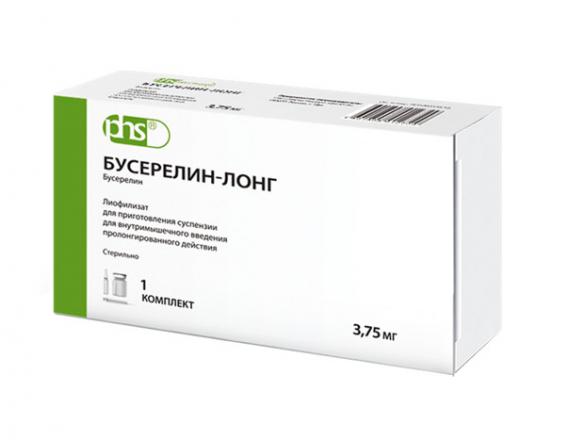 БУСЕРЕЛИН-ЛОНГ пор. д/приг. сусп. инъекц. 3,75 мг №1