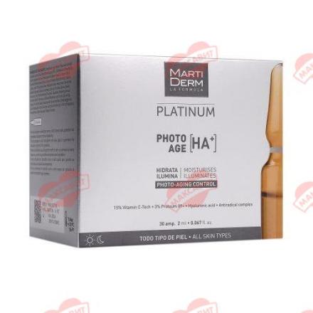 МАРТИДЕРМ ПЛАТИНУМ "КОРРЕКЦИЯ ФОТОСТАРЕНИЯ" СРЕДСТВО ДЛЯ ЛИЦА 2 мл №30
