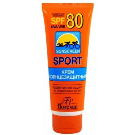 ФЛОРЕСАН СОЛНЕЧН. СЕРИЯ КРЕМ СОЛНЦЕЗАЩИТНЫЙ 60 мл SPF80 для спорта