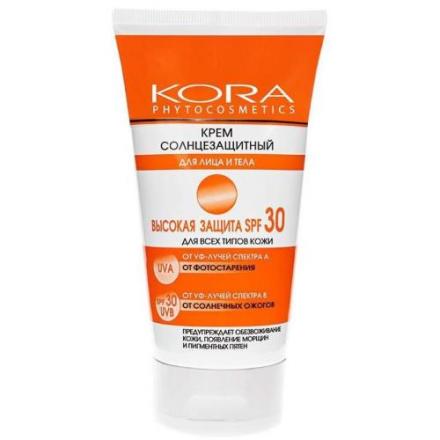 КОРА КРЕМ СОЛНЦЕЗАЩИТНЫЙ 150 мл SPF30