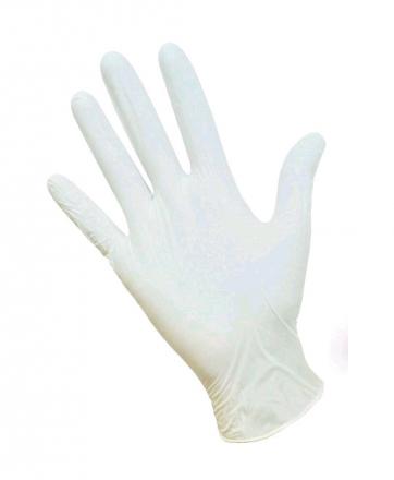 ПЕРЧАТКИ СМОТРОВЫЕ НЕСТЕРИЛЬНЫЕ ЛАТЕКСНЫЕ опудр. S №1 пара
