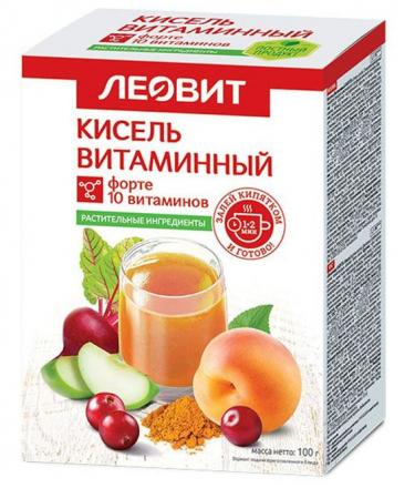 ЛЕОВИТ КИСЕЛЬ ВИТАМИННЫЙ ФОРТЕ 20 гр №5