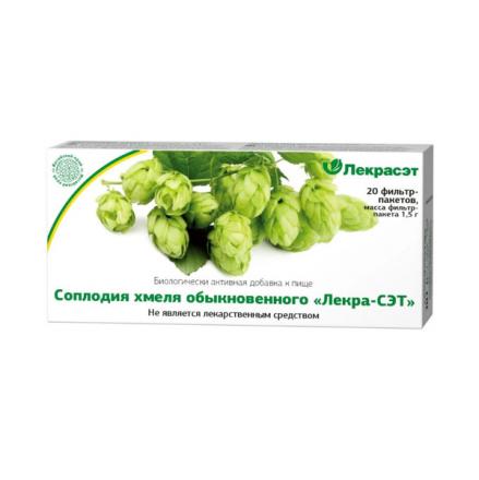 ФИТОЧАЙ ХМЕЛЬ ШИШКИ ф/п №20
