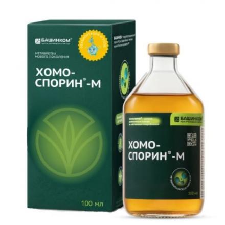 ХОМОСПОРИН-М р-р внутр. фл. 100 мл