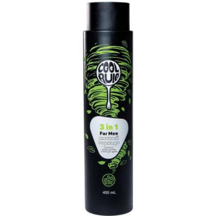 COOL RULE (КУЛ РУЛ) ШАМПУНЬ-КОНДИЦИОНЕР-ГЕЛЬ ДЛЯ ДУША 400 мл мятный торнадо