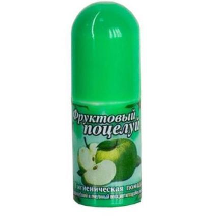 ФРУКТОВЫЙ ПОЦЕЛУЙ ПОМАДА ГИГИЕНИЧЕСКАЯ 3,5 гр яблоко
