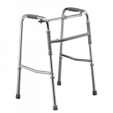 ОПОРЫ-ХОДУНКИ ШАГАЮЩИЕ БИ ВЕЛЛ (B.WELL) WR-211 серебро до 150 кг