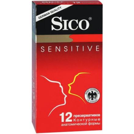 ПРЕЗЕРВАТИВЫ SICO SENSITIVE контурные №12