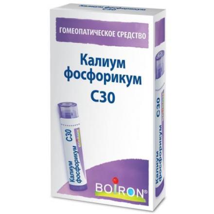 КАЛИУМ ФОСФОРИКУМ С30 гранулы гомеопатич. 4 гр