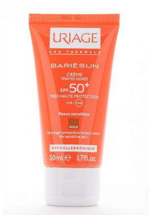 УРЬЯЖ (URIAGE) БАРЬЕСАН КРЕМ ТОНАЛЬНЫЙ СОЛНЦЕЗАЩИТН. 50 мл SPF 50+ золотистый