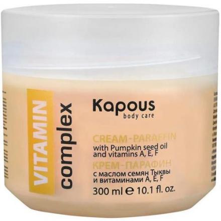 KAPOUS BODY CARE КРЕМ-ПАРАФИН ДЛЯ ТЕЛА 300 мл с маслом семян тыквы и вит. A, E, F