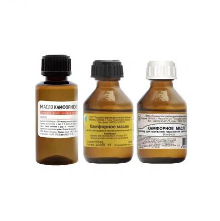КАМФОРНОЕ МАСЛО 10% фл. 30 мл
