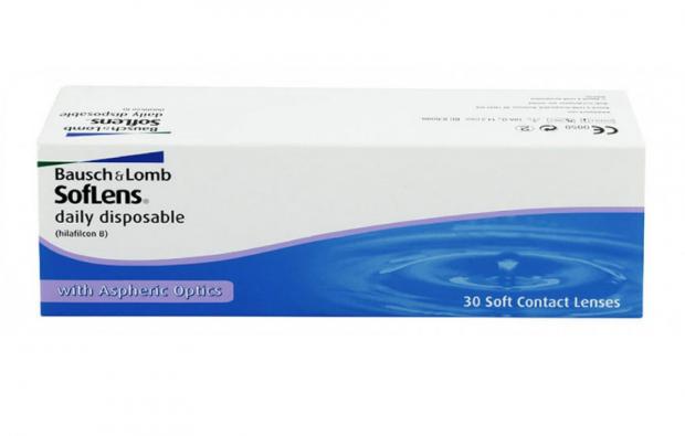 КОНТАКТНАЯ ЛИНЗА BAUSCH+LOMB SOFLENS DAILY DISPOSABLE 8,6 корриг. - 1,25 №30