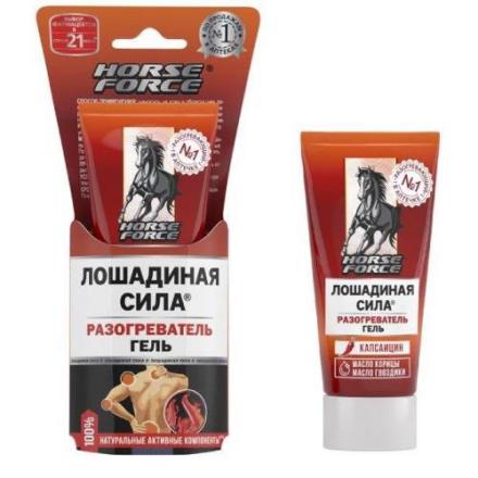 ЛОШАДИНАЯ СИЛА ГЕЛЬ ДЛЯ ТЕЛА 40 мл разогреватель