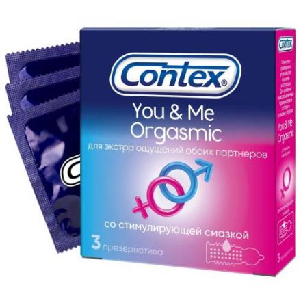 ПРЕЗЕРВАТИВЫ КОНТЕКС YOU & ME ORGASMIC №3